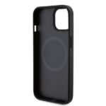 Ferrari FEHMP15SPTEK iPhone 15 / 14 / 13 6.1" black hardcase Carbon Metal Logo MagSafe - imagine 7