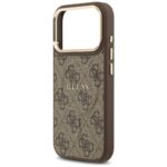 Case Guess 4G PU Classic Logo MagSafe for iPhone 17 Pro brown - imagine 6