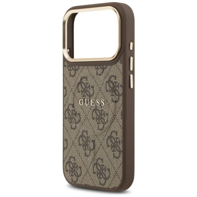 Case Guess 4G PU Classic Logo MagSafe for iPhone 17 Pro brown - imagine 6