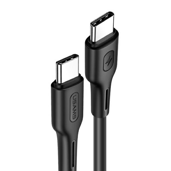 cps-17a0a9d393dec3da6fe01876fec0c9a6-2025-12-07-08-35-48 USAMS U43 USB-C to USB-C 100W PD Fast Charge 5A 1.2m black SJ459USB01 (US-SJ459) - imagine 1