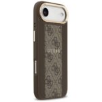 Case Guess 4G Stripe MagSafe for iPhone 17 Air brown - imagine 4