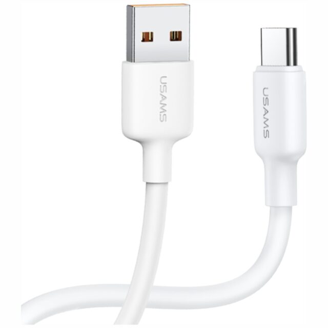 Cable USAMS US-SJ603 U84 3A USB-C to USB-A 3m white - imagine 2