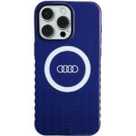 Audi IML Big Logo MagSafe Case iPhone 15 Pro Max 6.7" navy blue hardcase AU-IMLMIP15PM-Q5/D