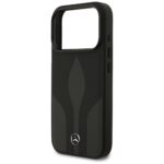 Case Mercedes Leather The Move MagSafe for iPhone 17 Pro black - imagine 6