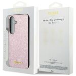 Guess GUHCS24SHGGSHP S24 S921 pink hardcase Glitter Script - imagine 8