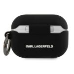 Karl Lagerfeld KLACAPSILCHBK AirPods Procover black Silicone Choupette - imagine 2