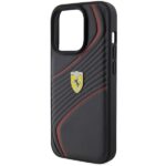 Ferrari FEHCP15LPTWK iPhone 15 Pro 6.1" black hardcase Twist Metal Logo - imagine 6