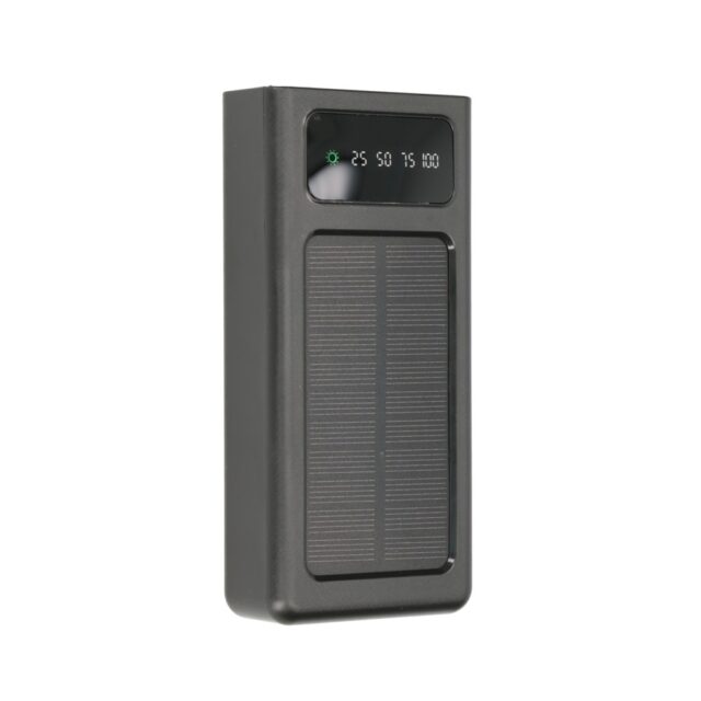 Extralink EPB-092 20000mAh Black | Powerbank | Solar Power bank, USB-C - imagine 4