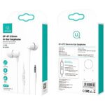 USAMS stereo earphones EP-47 3.5mm white 1.2m HSEP4702 (US-SJ594) - imagine 7