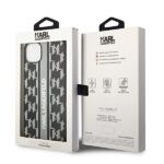 Karl Lagerfeld KLHCP14MPGKLSKG iPhone 14Plus / 15 Plus 6,7" hardcase grey Monogram Stripe - imagine 8