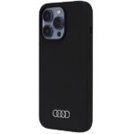 Audi Silicone Case iPhone 13 Pro / 13 6.1" black hardcase AU-LSRIP13P-Q3/D1-BK - imagine 3