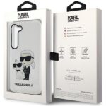 Karl Lagerfeld KLHCS23MHNKCTGT S23+ S916transparent hardcase Glitter Karl&Choupette - imagine 8