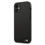 BMW BMHCP12SCABBK case iPhone 12 mini 5.4" black hardcase M Collection PU Carbon - imagine 2