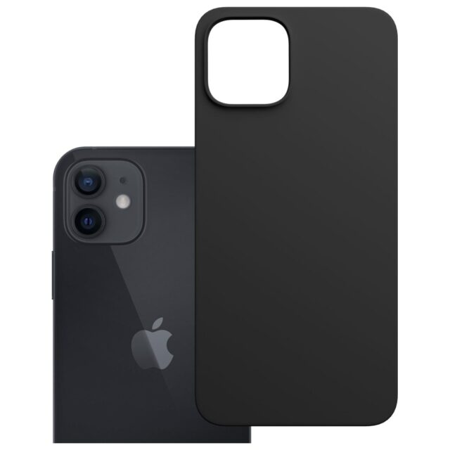 3MK Hardy MagSilicone Case for Apple iPhone 12 Black - imagine 7