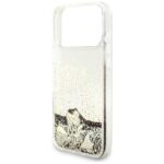 Guess Liq case. Glitter 4 Charms for iPhone 17 Pro gold - imagine 6