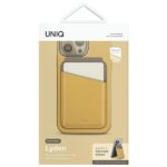 UNIQ Lyden DS Magnetic RFID Wallet Phone Stand Yellow-Grey/Canary Yellow-Flint Grey - imagine 7