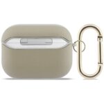 Case Guess Grained Classic Logo Hook for  AirPods Pro 3 gold - imagine 2