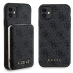 Guess GUBPM5N614GEMGK Set iPhone 11 6.1" hardcase + Powerbank 5000mAh MagSafe black 4G Metal Lo