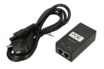 Extralink POE-48-24W-G | PoE Power supply | 48V, 0.5A, 24W, Gigabit, AC cable included - imagine 3