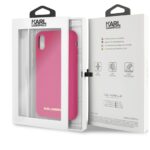 Karl Lagerfeld KLHCI61SLROG iPhone Xrhardcase fushia Silicone - imagine 7