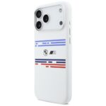 BMW M Silicon Horizontal Line MagSafe Case for iPhone 17 Pro Max White - imagine 2