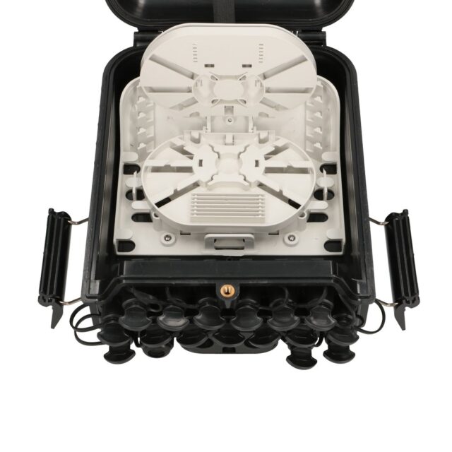 Extralink Jennifer | Fiber optic terminal box | 16 core, black, with connector - imagine 7