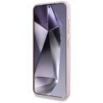 Case Karl Lagerfeld Silicone Double Heads And Circle MagSafe Samsung Galaxy S25+ pink - imagine 5