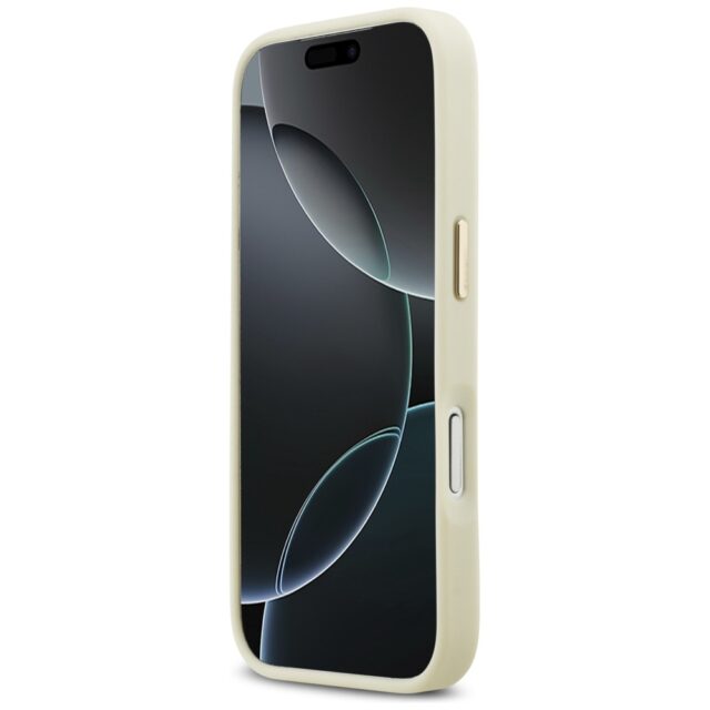 Karl Lagerfeld Karl Script Logo Case for iPhone 17 Pro Beige - imagine 5