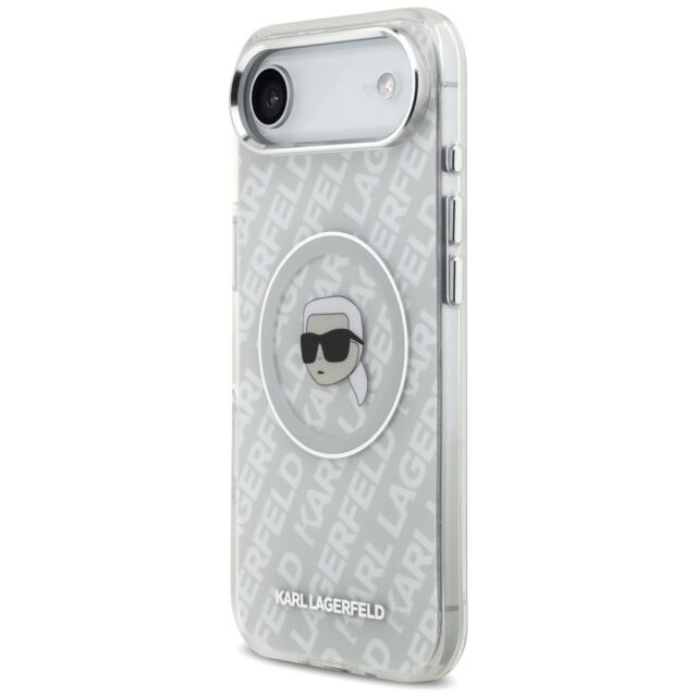 Karl Lagerfeld IML Karl Head Logo MagSafe Case for iPhone Air Grey - imagine 2