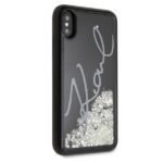 Karl Lagerfeld KLHCPXPH2IR iPhone X/Xs black Glitter Signature - Glow in the dark - imagine 7