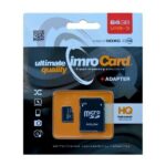 Karta pamięci microSDXC 64GB Imro+ adp10C UHS-3