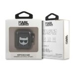 Karl Lagerfeld KLA2UCHGK AirPods cover black Glitter Choupette - imagine 4