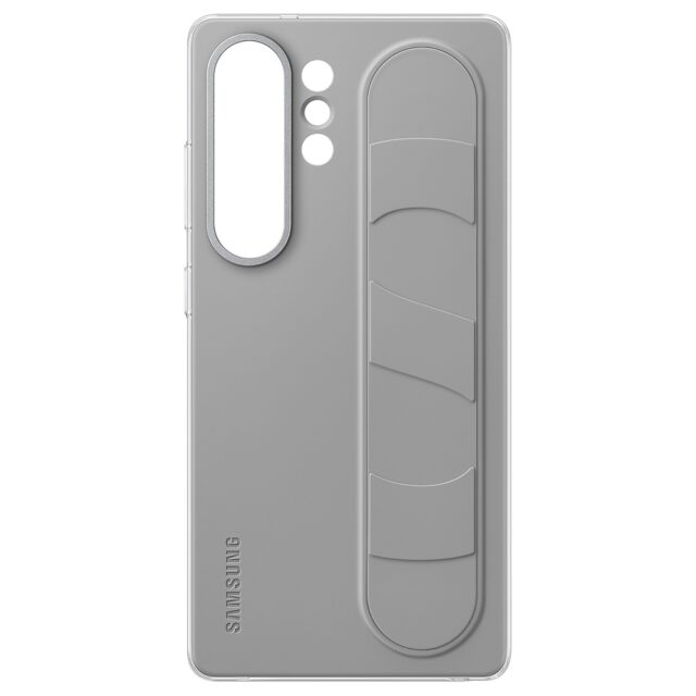 Samsung Standing Grip case for Galaxy S25 Ultra gray - imagine 5