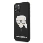 Karl Lagerfeld KLHCN65GLBK iPhone 11 Pro Max black Iconik Embossed & Glitter - imagine 2