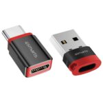 Adapter 4smarts Data Blocker USB-C to USB-A/USB-C black 2pcs - imagine 2