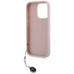 Karl Lagerfeld KLHCP15XPSAKDGCP iPhone 15 Pro Max 6.7" pink hardcase Saffiano Rhinestones & Ch - imagine 7