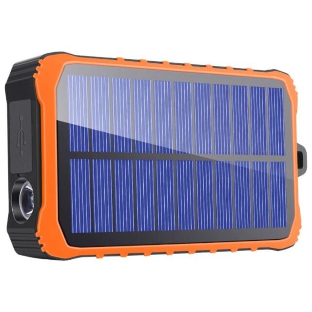 Powerbank solarny 4smarts Prepper        12000mAh szary - imagine 2