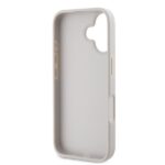 Guess GUHCP16SP4TDPP iPhone 16 6.1" pink hardcase Leather 4G Triangle Strass MagSafe - imagine 7