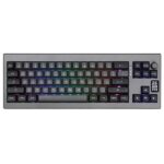 Mechanical keyboard Epomaker Shadow-X Flamingo Switch black-silver - imagine 3