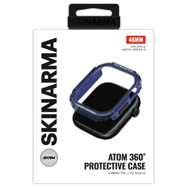 Case Skinarma Atom for Apple Watch 46mm   navy - imagine 3