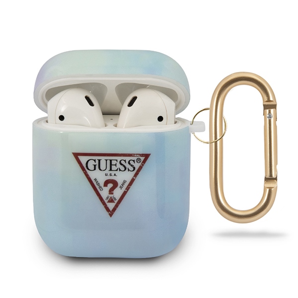 cps-191be491a4eba496f67d1713745ab286-2025-12-06-12-12-21 Guess GUACA2TPUMCGC02 AirPods cover blue Tie & Dye Collection - imagine 1