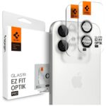Spigen Optik Pro Glas.TR "EZ FIT" Camera Protector 2pcs for iPhone 17 / 16 / 16 Plus silver