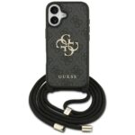 Case Guess 4G Big Logo Cord Stap         Crossbody for iPhone 17 black