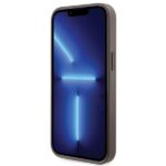 Guess GUHCP13MP4TDSCPW iPhone 13 / 14 / 15 6.1" brown hardcase Crossbody 4G Metal Logo - imagine 5