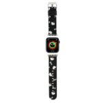 Hello Kitty Strap HKAWMPSAPSK Apple Watch 38/40/41mm Black Strap Heads & Bows Pattern