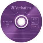 DVD-R Verbatim COLOUR SLIM Disc 4.7GB 16X 5pcs multicolored 43557 - imagine 4