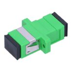 Extralink SC/APC | Adapter | Single Mode, Simplex, green