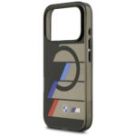 BMW M IML Metal Buttons Tricolor Lines MagSafe Case for iPhone 17 Pro Black - imagine 6
