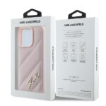 Karl Lagerfeld KLHCP16XPQDSMGP iPhone16 Pro Max 6.9" pink hardcase Quilted Signature - imagine 8