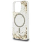 Guess HC Resin Bottom Glitter case for iPhone 16 Pro MagSafe gold - imagine 6